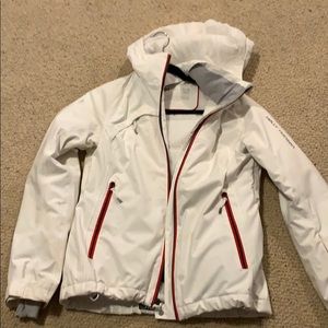 White Helly Hansen ski jacket